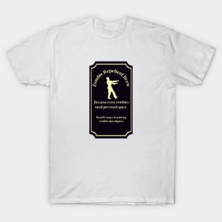 Potion Label: Zombie Repellent Brew, Halloween T-Shirt